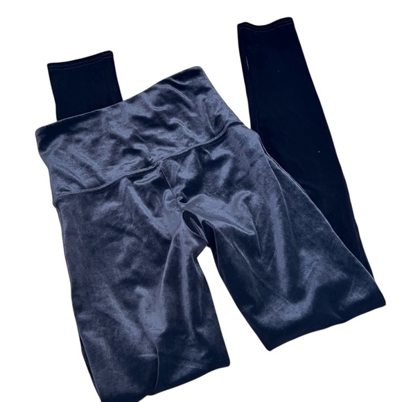 SPANX Black Velvet Full Length Shape Wear Leggings Size Small - Picture 5 of 5